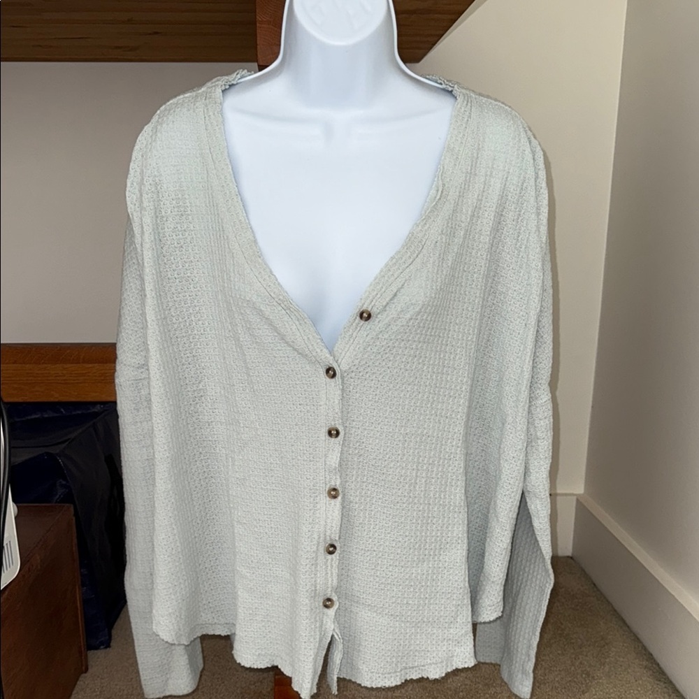 Urban Outfitters Light Blue Knit Top